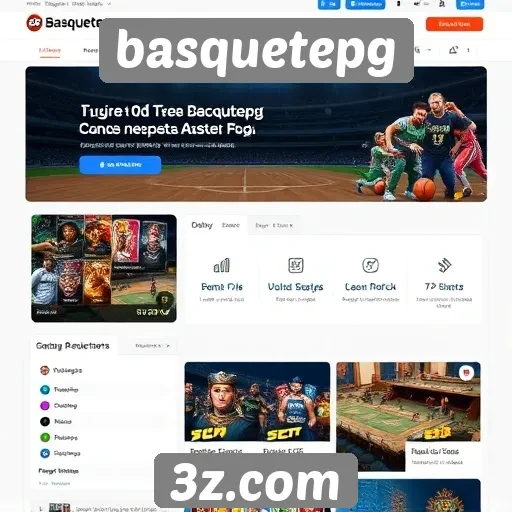 Comparativo entre basquetepg e outros sites de jogos